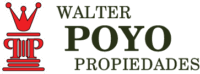 Logotipo de Walter Poyo Propiedades. Inmobiliaria. Martillero y Corredor Público